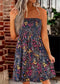 Bohemian Floral Beach Dress